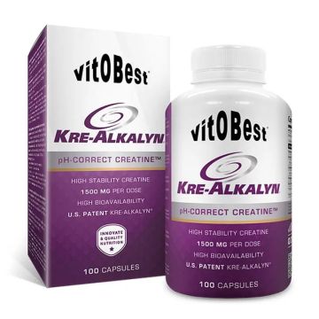Vit.O.Best Kre-Alkalyn 1500 Mg, 100 Cápsulas