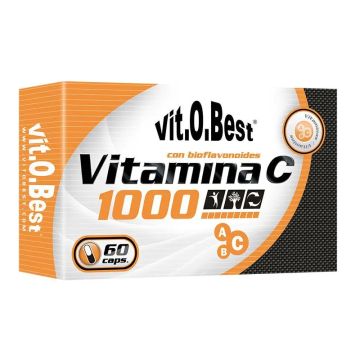 Vit.O.Best Vitamina C 1000 + Bioflavonoides 60 Cápsulas