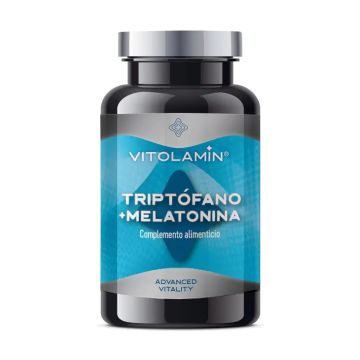 Vitolamin Triptófano + Melatonina Complemento Alimenticio , 120 Comprimidos