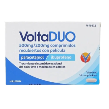 Voltaduo 500 Mg/200 Mg, 20 comprimidos