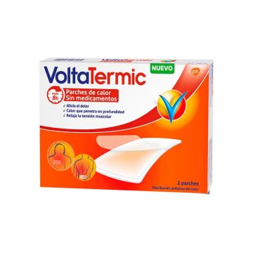 VoltaTermic Parches de Calor para Dolor Muscular 2 parches rectangulares