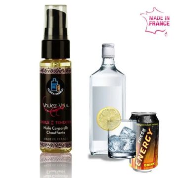 Voulez-Vous... Aceite Efecto Calor - Vodka Red Bull 35 Ml