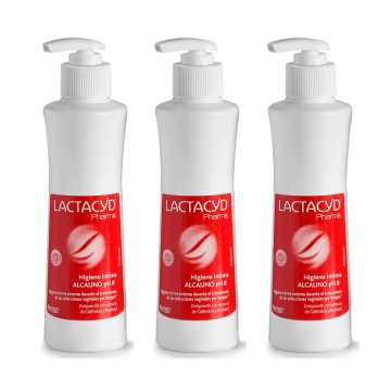 Lactacyd Pharma TriploHigiene Íntima Alcalino Ph8 3 x 250 ml