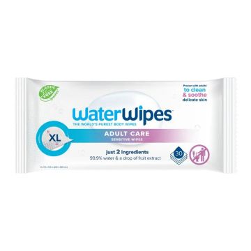 Waterwipes Toallitas Adultos , 30 unidades