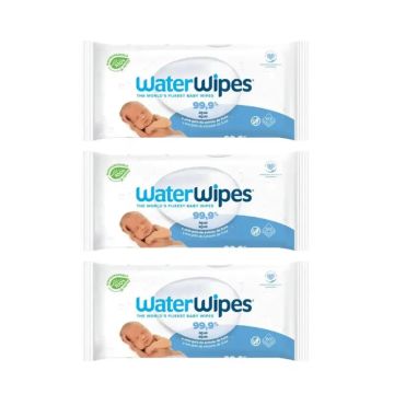 Waterwipes Toallitas Bebé Biodegradables,3x60, 180 Unidades