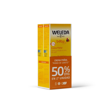 Weleda Crema Pañal Caléndula, Duplo 50% Dto 2ª Unidad , 2 x 75 ml