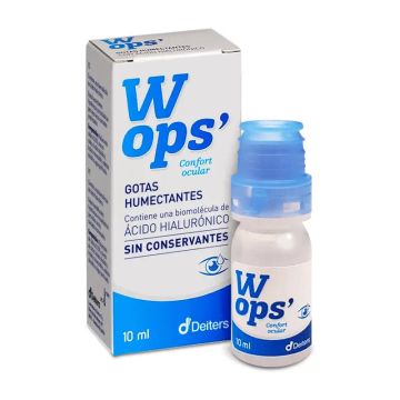 Wops' Gotas Humectantes Sin Conservantes 0.15%, 10 ml