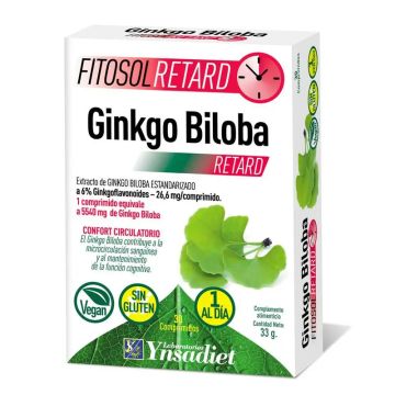 Ynsadiet Ginkgo Biloba Fitosol Retard  30 comprimidos