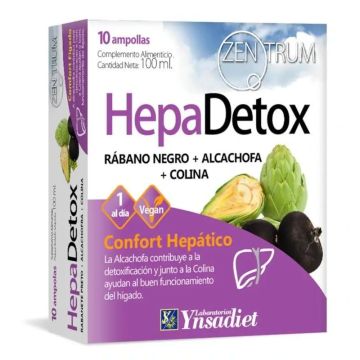 Ynsadiet Hepa Detox, 10 ampollas