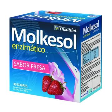 Ynsadiet Molkesol Enzimatico Fresa  30 sobres