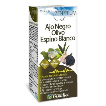 Ynsadiet Zentrum Ajo Negro Espino Blanco Olivo  30 cápsulas