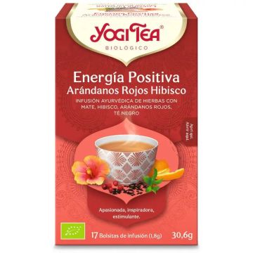Yogi Tea Yogi Tea Energia Positiva Arandanos Hibisco 17 Bolsitas