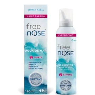 Ysana Free Nose Agua De Mar Hipertonic Forte Spray 120Ml