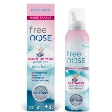 Ysana Free Nose Agua De Mar Hipertonic Pediatrica 120Ml