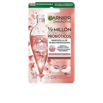 Garnier Tissue Mask Contorno De Ojos Reparadora Con 1/2 Millones De FraccionesDe Probióticos Reduce Líneas De Expresión