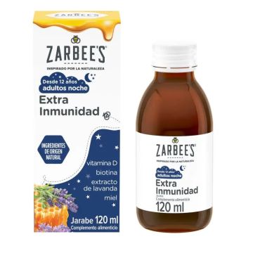 Zarbee'S Jarabe Adulto Noche Extra Inmunidad Con Miel Lavanda Y Vitamida D 120 ml