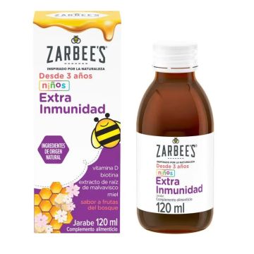 Zarbee's Jarabe inmunitario niños Extra Inmunidad con miel 120 ml