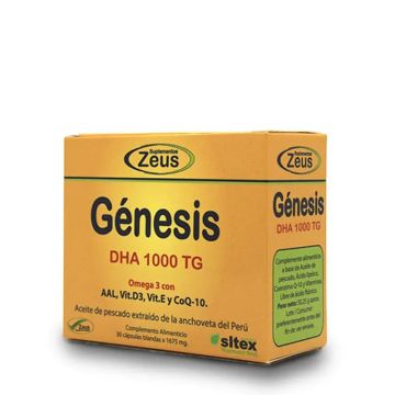 Zeus Genesis Dha Tg 1000 , 30 cápsulas