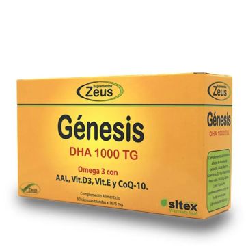 Zeus Genesis Dha Tg 1000  60 cápsulas