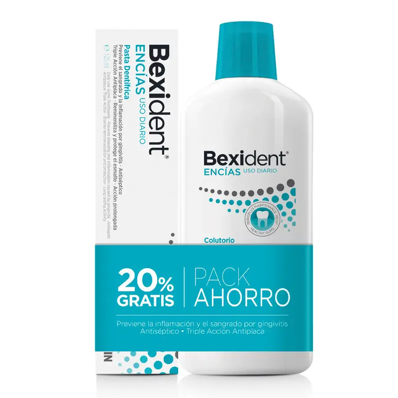 Isdin Bexident Pack Encías Colutorio 500 Ml + Pasta Dental 125 Ml
