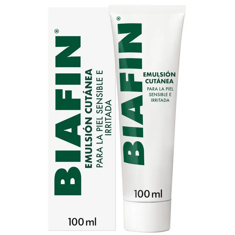 Biafin Crema Hidratante Regeneradora Piel Sensible e Irritada, 100 ml