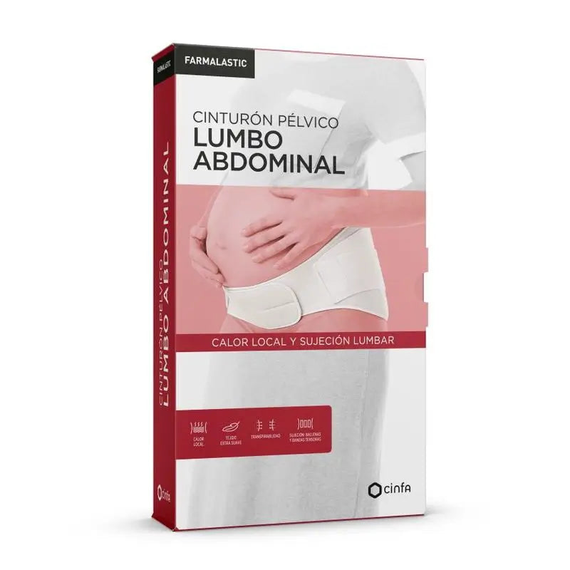 Farmalastic Faja Lumbar Embarazo, Talla 3