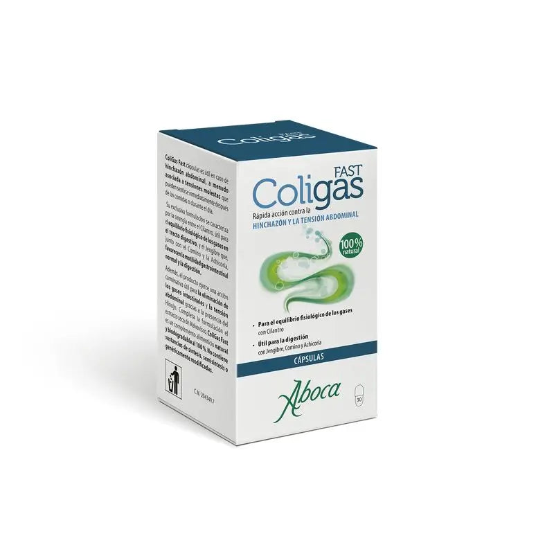 Aboca Coligas Fast, 30 Cápsulas