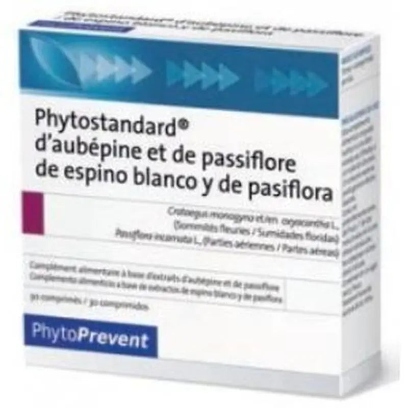 Pileje Phytostandard Espino Blanco-Pasiflora 30 Comprimidos