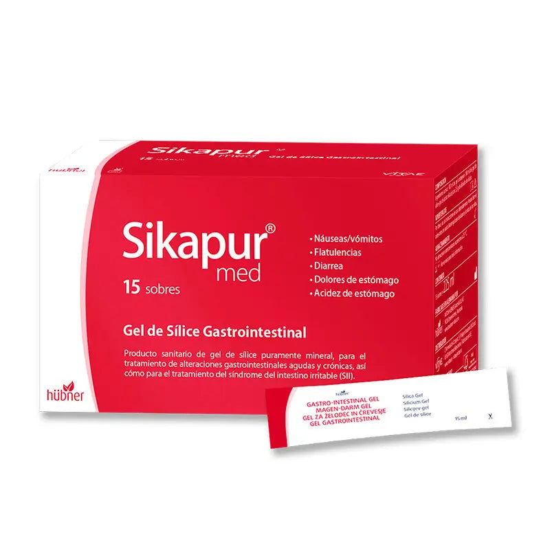 Sikapur Gastro 15 sticks - Gel de sílice mineral para el confort digestivo