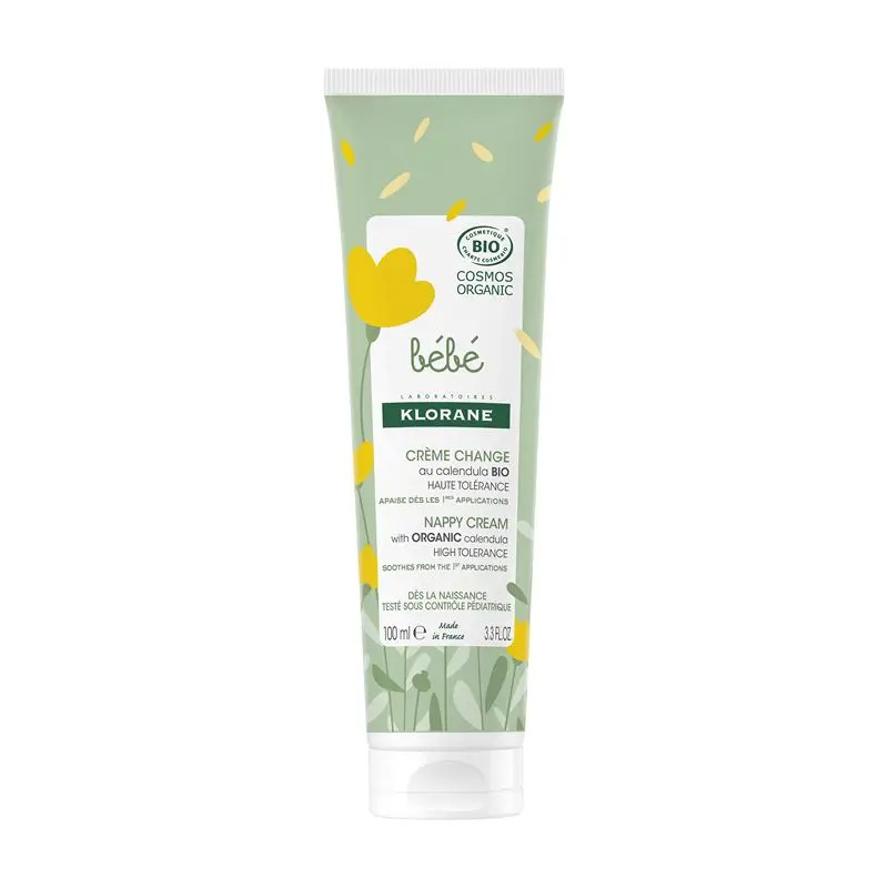 Klorane Crema Para El Cambio De Pañal Certificada Bio A La Caléndula - Cambio De Pañal - Bebé , 100 ml