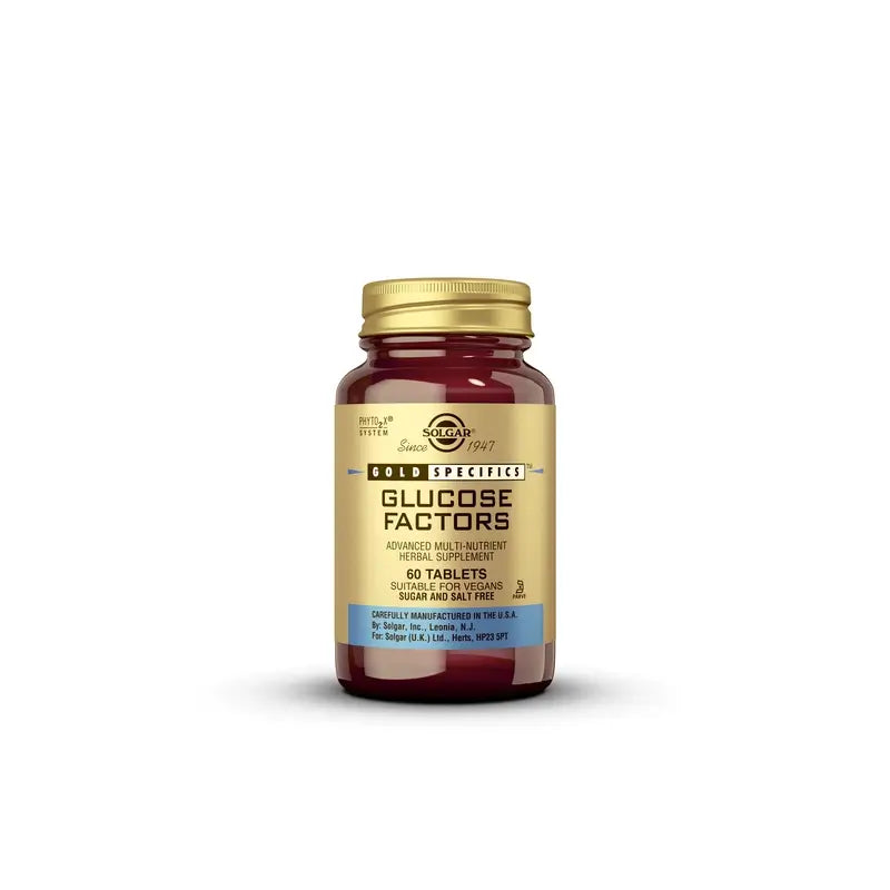 Solgar GS Glucose Factor, 60 Comprimidos