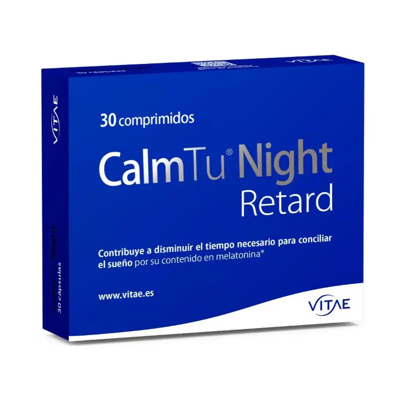 CalmTu Night Retard 30 comprimidos - Sueño continuo con valeriana y melatonina
