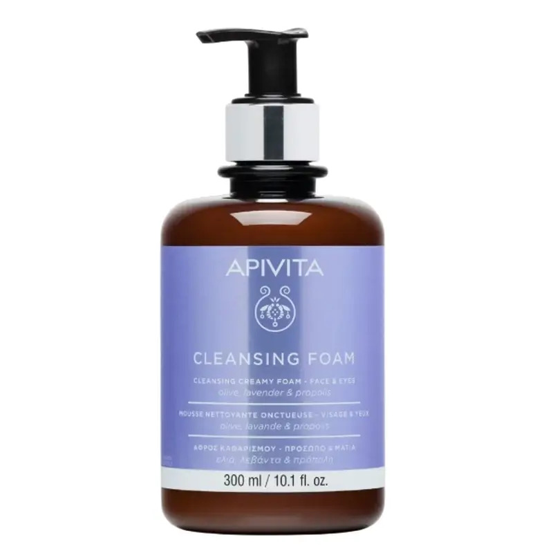 Apivita Limpieza Facial Promoción - Crema Espuma Limpiadora Facial Y Ojos, 300ml