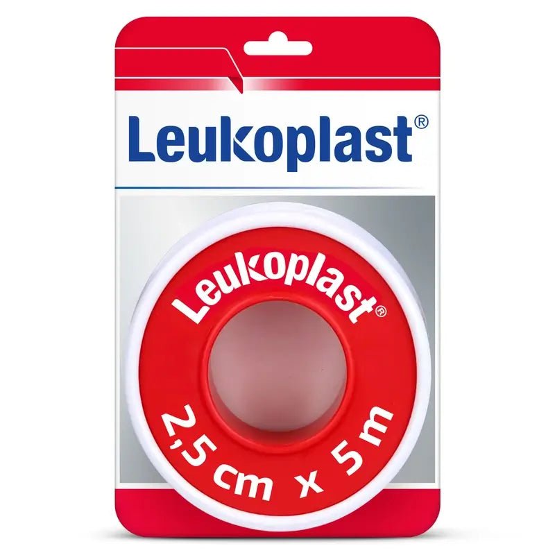 Leukoplast Blanco Con Aro 2,5 Cm X 5 M