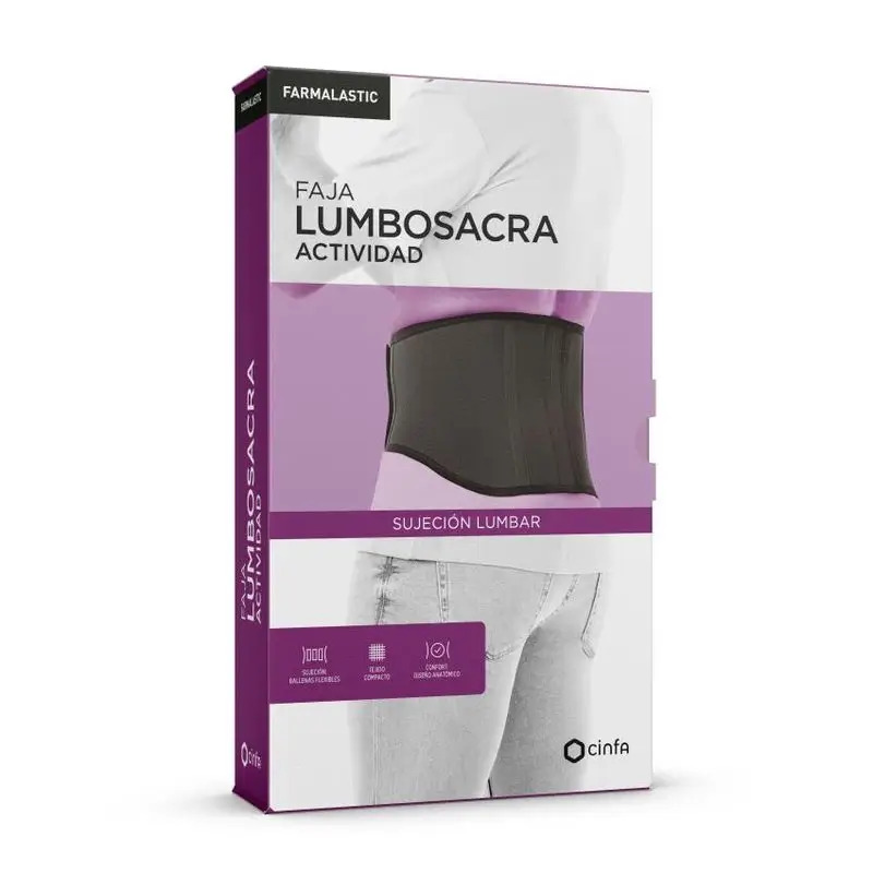 Farmalastic Faja Lumbosacra Reforzada, Talla 1