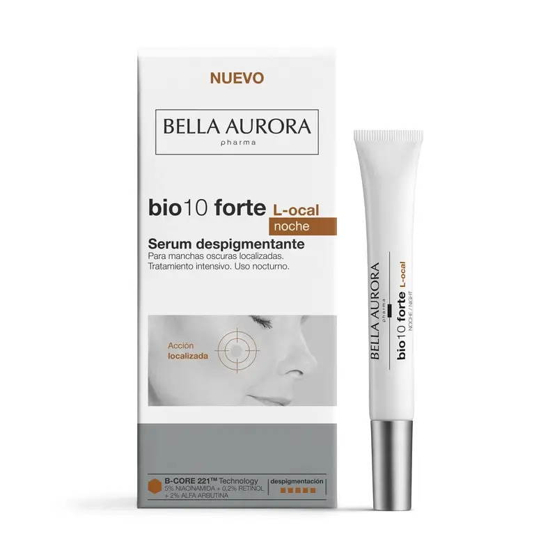 Bella Aurora Bio10 Forte L-Ocal Noche Tratamiento Despigmentante Intensivo , 9 ml