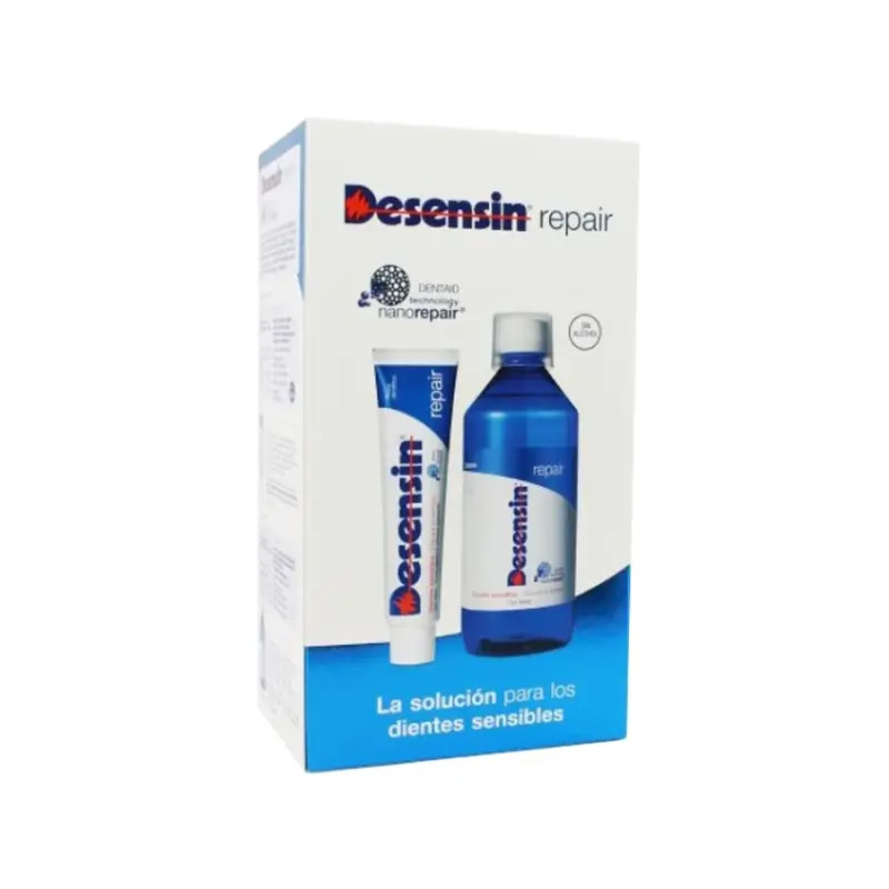 Desensin Pack Repair Pasta 75 ml + Colutorio 500 ml
