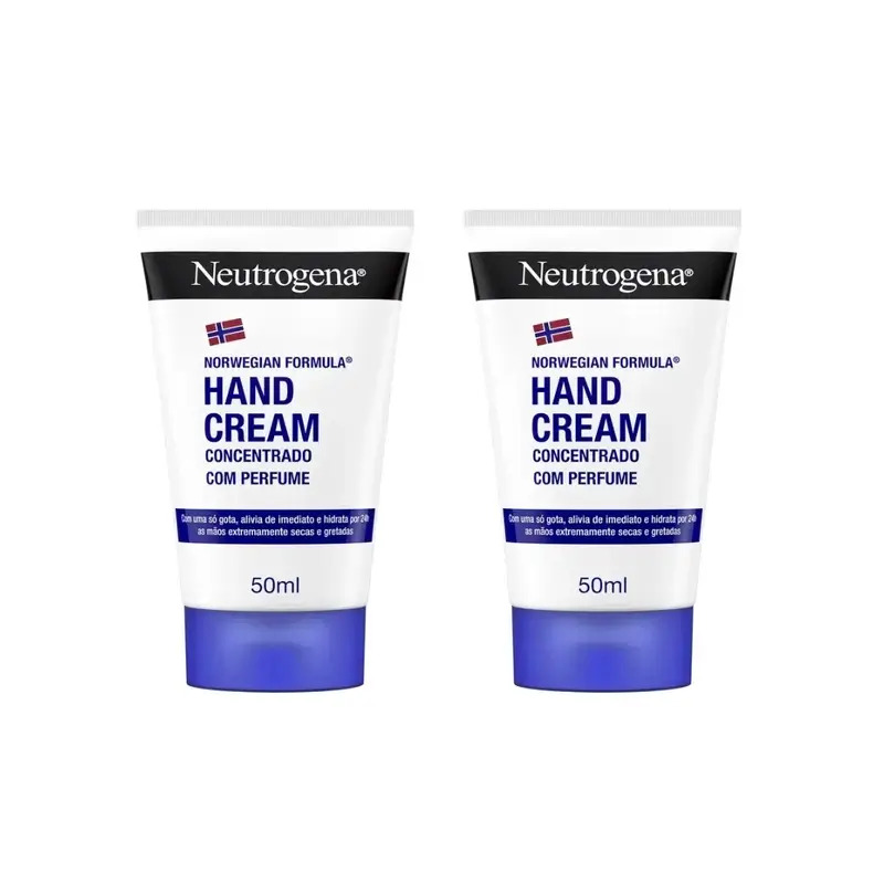 Neutrogena Crema De Manos Concentrada Reparadora Con Perfume, 2X50 Ml