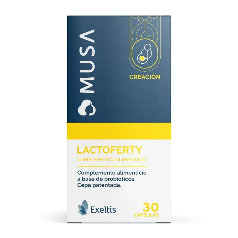 Musa Lactoferty Probiótico Fertilidad, 30 cápsulas
