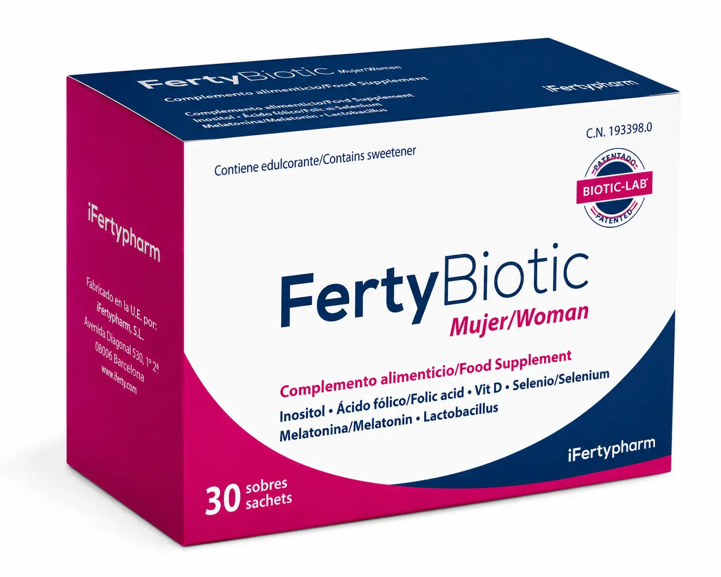 Fertybiotic Mujer, 30 sobres