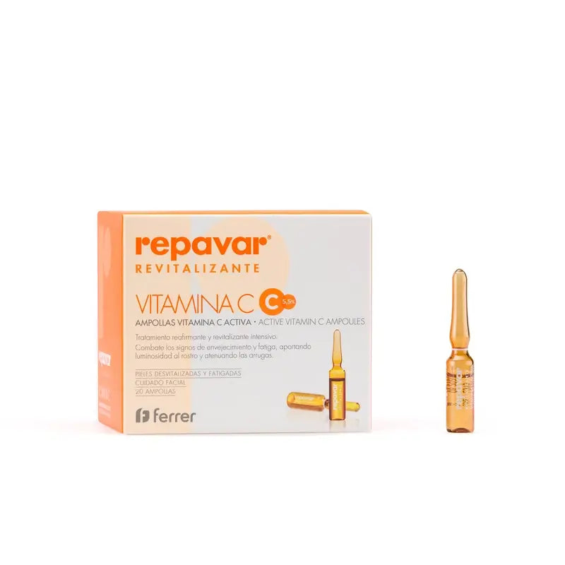 Repavar Revitalizante Ampollas Vitamina C Activa 20 Ampollas
