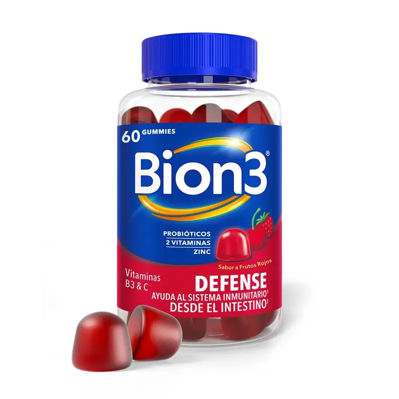 Bion3 Defense Multivitamínicos, 60 gummies