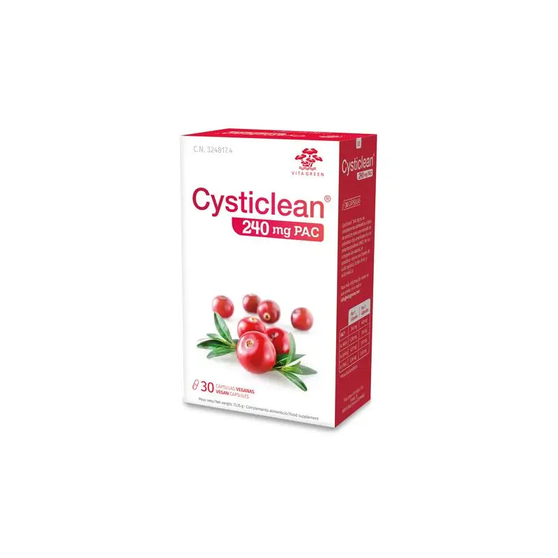 Cysticlean 240 Mg Pac, 30 cápsulas