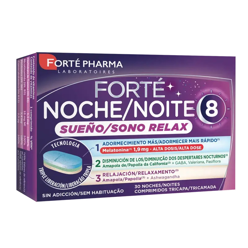 Forté Pharma Forte Noche Sueño Relax, 30 comprimidos