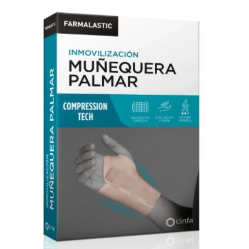 Farmalastic Muñequera Ferula, Talla Grande