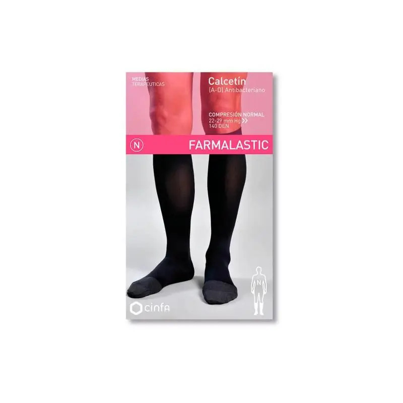 Farmalastic Calcetin Antibacteriano, Talla Pequeña