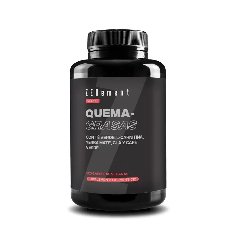 Zenement Quemagrasas Con Té Verde, L-Carnitina, Yerba Mate, Cla Y Café Verde, 120 cápsulas veganas