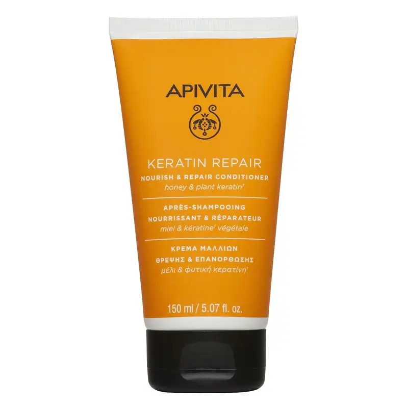 Apivita Keratin Repair Acondicionador Nutre En Profundidad Y Reconstruye , 150 ml