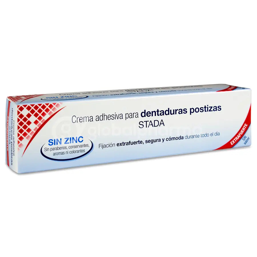 Care+ Crema Adhesiva Dentaduras Sin Zinc, 1 unidad