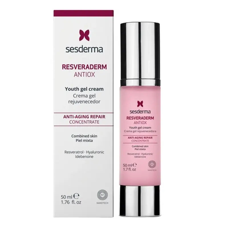 Sesderma Resveraderm Antiox Crema Gel Rejuvenecedora, 50 ml
